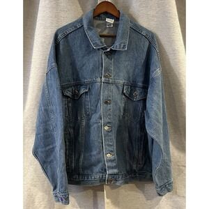 Vintage Union Made Easy rider Denim‎ Jacket Trucker Size XXL